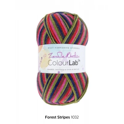 West_Yorkshire_Spinners_Zandra_Rhodes_Colour_Lab_DK_1032_Forest_Stripes